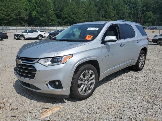 1GNERKKWXKJ187891 - 2019 CHEVROLET TRAVERSE PREMIER SILVER photo 1