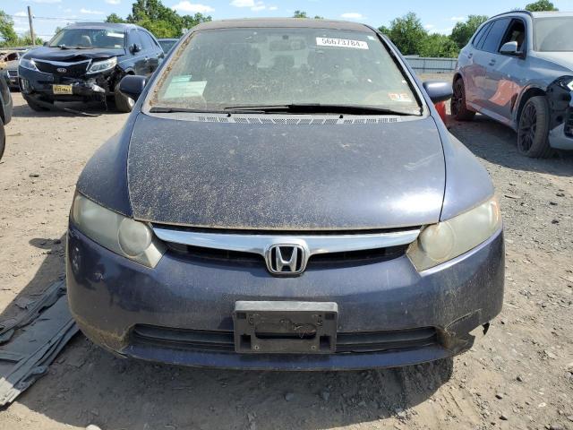 1HGFA15807L118233 - 2007 HONDA CIVIC EX BLUE photo 5