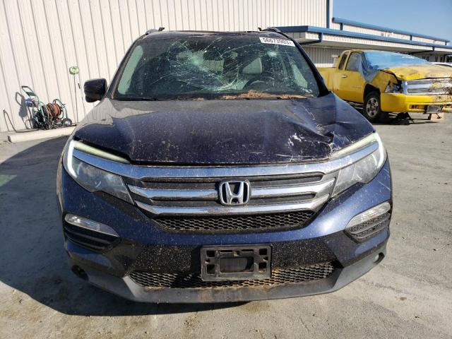 5FNYF6H52GB080210 - 2016 HONDA PILOT EXL BLUE photo 5