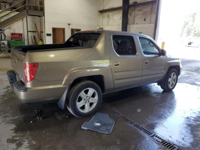 5FPYK1F57BB454795 - 2011 HONDA RIDGELINE RTL TAN photo 3