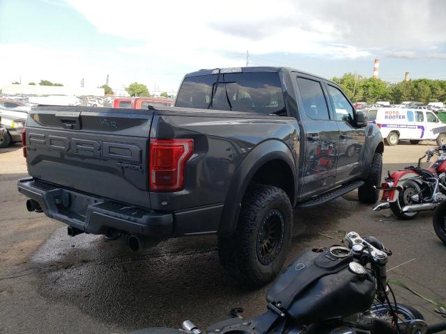 1FTFW1RG0LFC04720 - 2020 FORD F150 RAPTOR GRAY photo 3