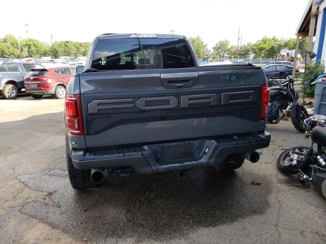 1FTFW1RG0LFC04720 - 2020 FORD F150 RAPTOR GRAY photo 6