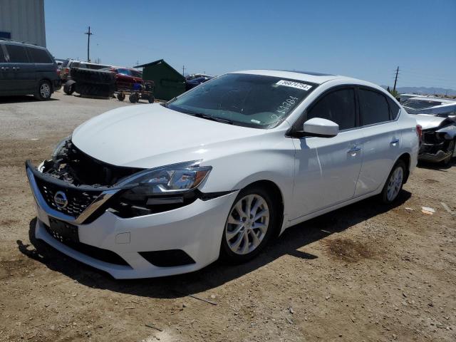 3N1AB7APXJY211784 - 2018 NISSAN SENTRA S WHITE photo 1