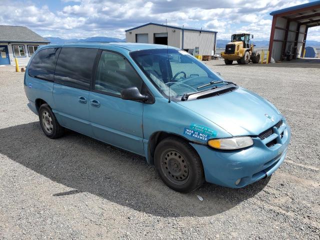 1B4GP44L4XB876927 - 1999 DODGE GRAND CARA SE TURQUOISE photo 4