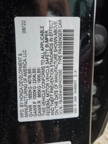 19UDE4H32PA005585 - 2023 ACURA INTEGRA A-SPEC BLACK photo 13