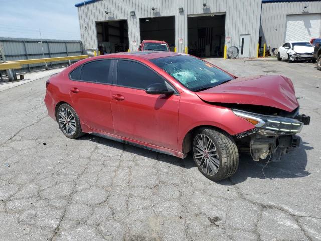 3KPF44AC6NE428877 - 2022 KIA FORTE GT RED photo 4