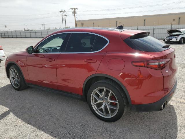 ZASFAKBN5J7B90714 - 2018 ALFA ROMEO STELVIO TI RED photo 2