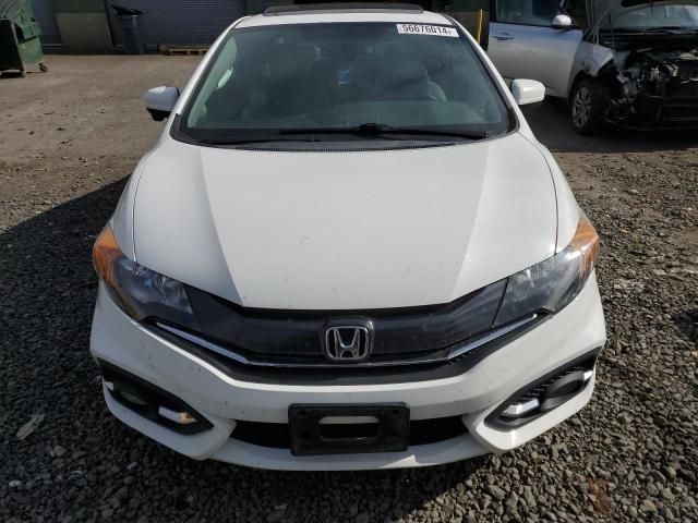 2HGFG3B09EH506788 - 2014 HONDA CIVIC EXL WHITE photo 5