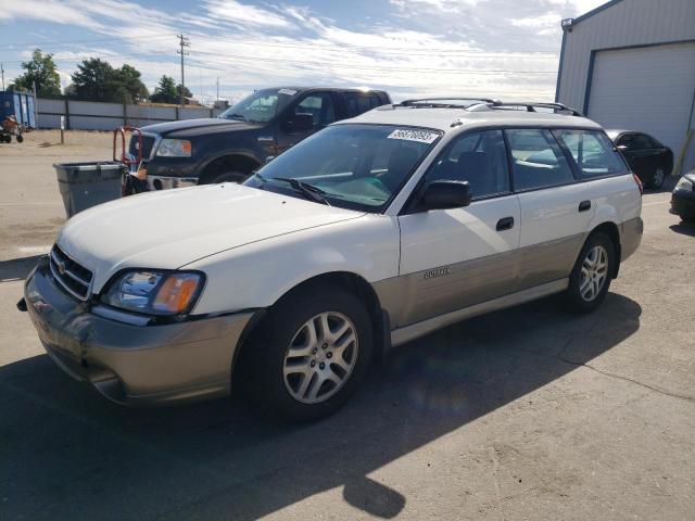 4S3BH6751Y7614323 - 2000 SUBARU LEGACY OUTBACK AWP WHITE photo 1