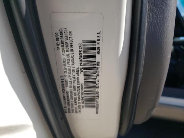 4S3BH6751Y7614323 - 2000 SUBARU LEGACY OUTBACK AWP 白色 照片 12