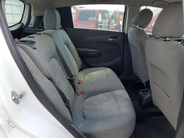 1G1JA6SH6C4128885 - 2012 CHEVROLET SONIC LS WHITE photo 10