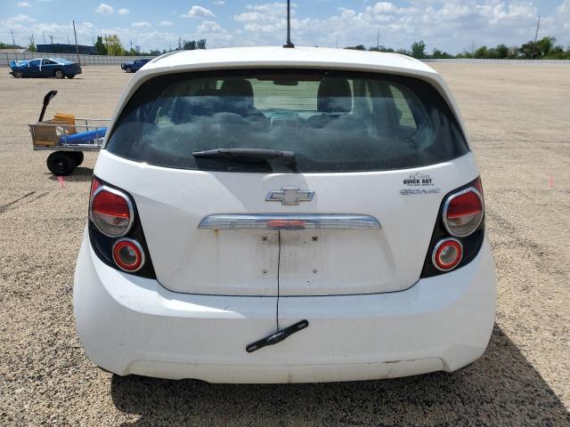 1G1JA6SH6C4128885 - 2012 CHEVROLET SONIC LS WHITE photo 6