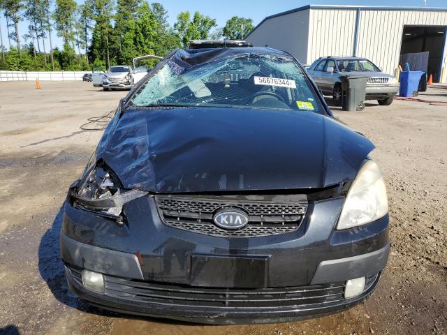 KNADE163566101841 - 2006 KIA RIO 5 BLACK photo 5