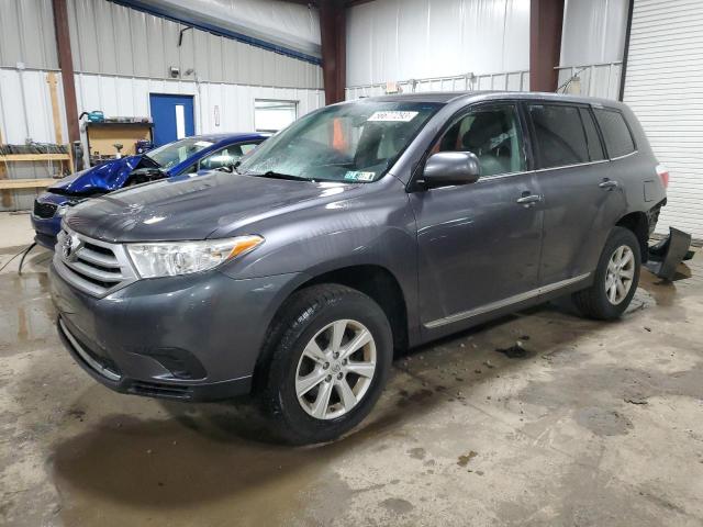 5TDBK3EH4DS216262 - 2013 TOYOTA HIGHLANDER BASE GRAY photo 1