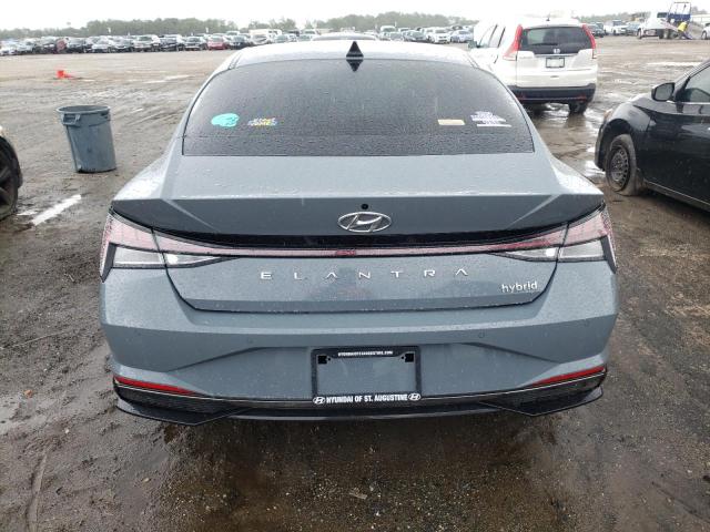 KMHLN4AJ6NU024800 - 2022 HYUNDAI ELANTRA LIMITED GRAY photo 6