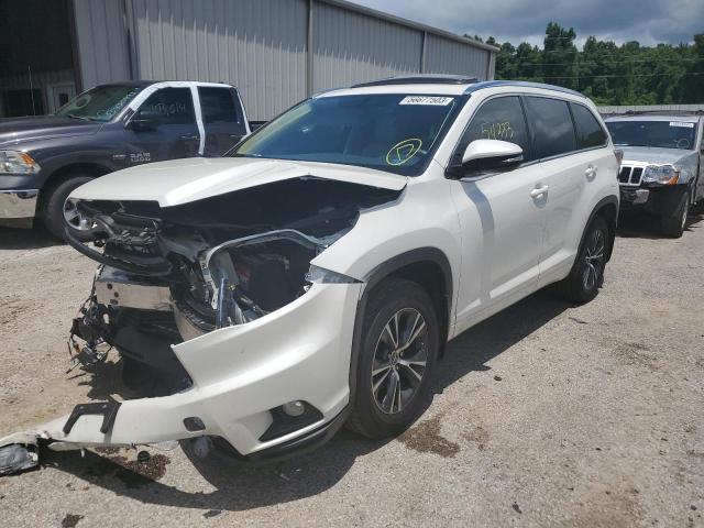 5TDKKRFHXGS186075 - 2016 TOYOTA HIGHLANDER XLE Blanco foto 1