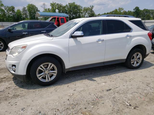 2GNFLFE54C6333037 - 2012 CHEVROLET EQUINOX LTZ WHITE photo 1