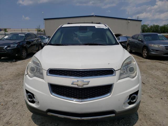 2GNFLFE54C6333037 - 2012 CHEVROLET EQUINOX LTZ WHITE photo 5