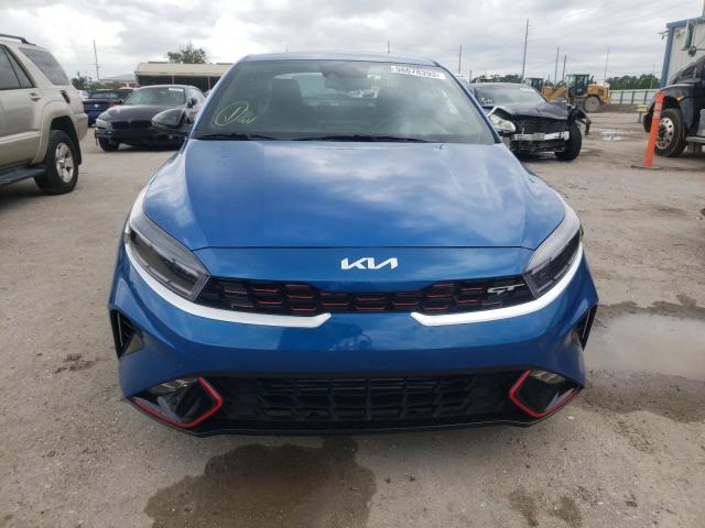 3KPF44AC9NE422801 - 2022 KIA FORTE GT BLUE photo 5