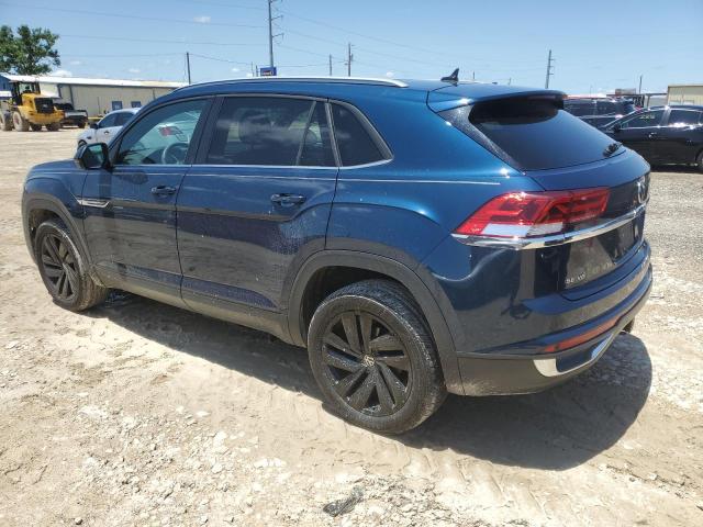 1V2JE2CA9NC224068 - 2022 VOLKSWAGEN ATLAS CROS SE Синий фото 2