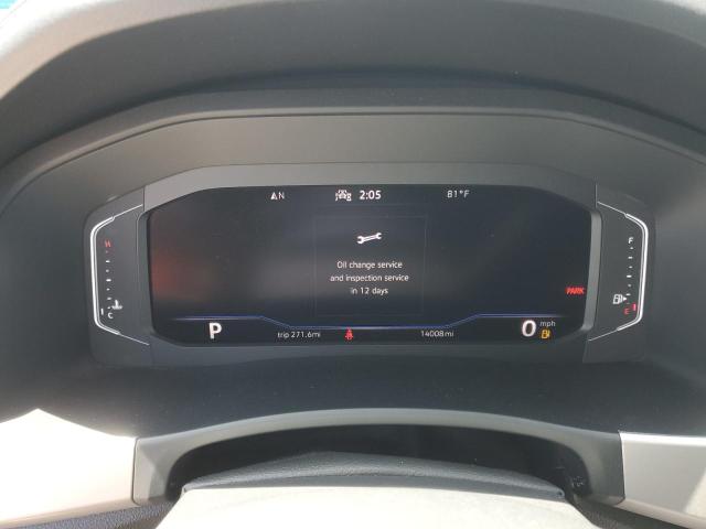 1V2JE2CA9NC224068 - 2022 VOLKSWAGEN ATLAS CROS SE Синий фото 9