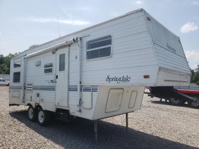 4YDF2492X13021468 - 2001 KEYSTONE TRAILER WHITE photo 1