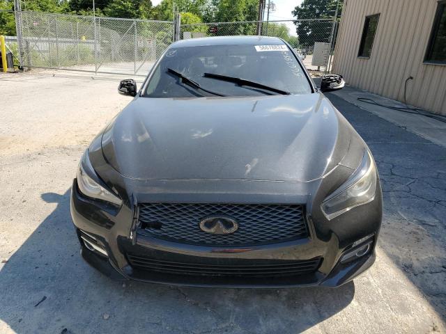 JN1BV7AR4EM699197 - 2014 INFINITI Q50 BASE BLACK photo 5