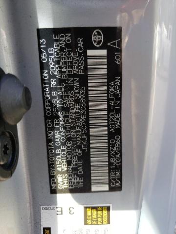 JTKJF5C79E3068935 - 2014 TOYOTA SCION TC 蓝色 照片 12