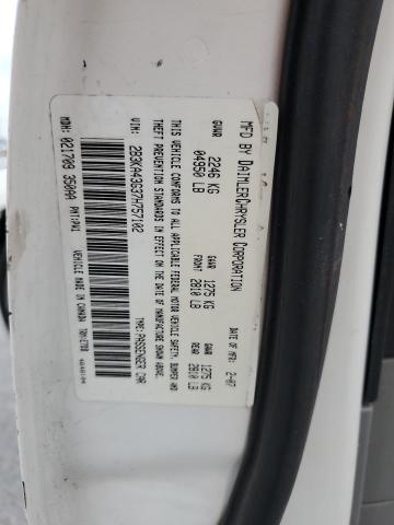 2B3KA43G37H757102 - 2007 DODGE CHARGER SE WHITE photo 12