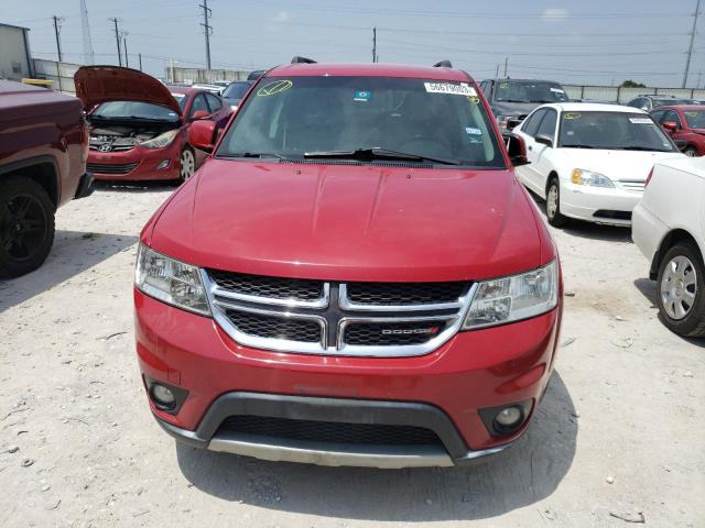 3C4PDCBBXDT587349 - 2013 DODGE JOURNEY SXT RED photo 5