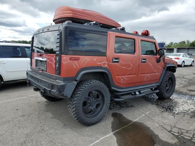 5GRGN23U33H115058 - 2003 HUMMER H2 RED photo 3