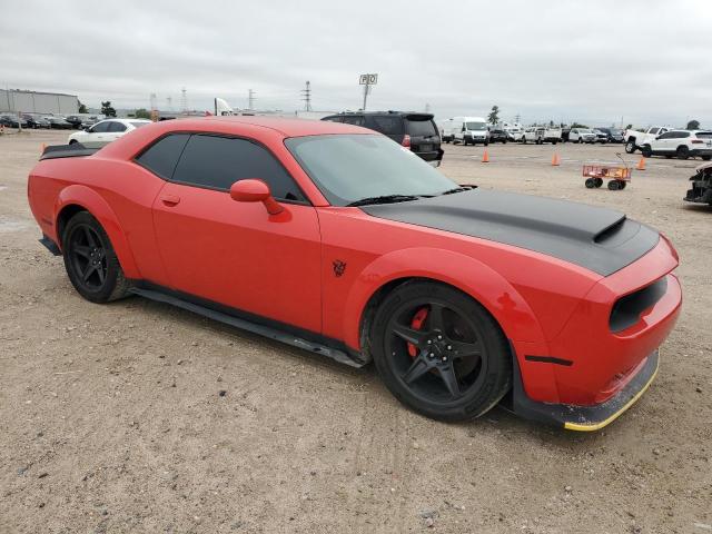 2C3CDZH94JH100130 - 2018 DODGE CHALLENGER SRT DEMON RED photo 4