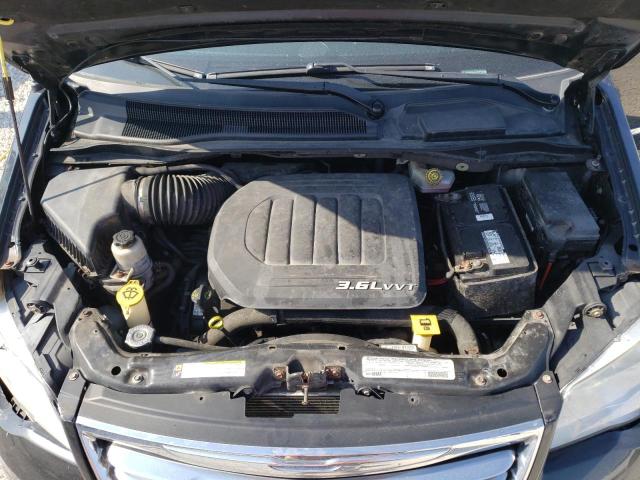 2C4RC1CG9CR118524 - 2012 CHRYSLER TOWN & COU TOURING L BLACK photo 12