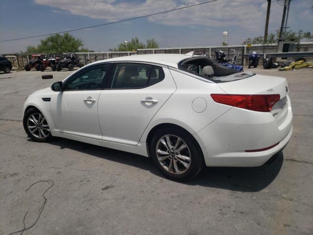 KNAGN4A75B5069899 - 2011 KIA OPTIMA EX WHITE photo 2