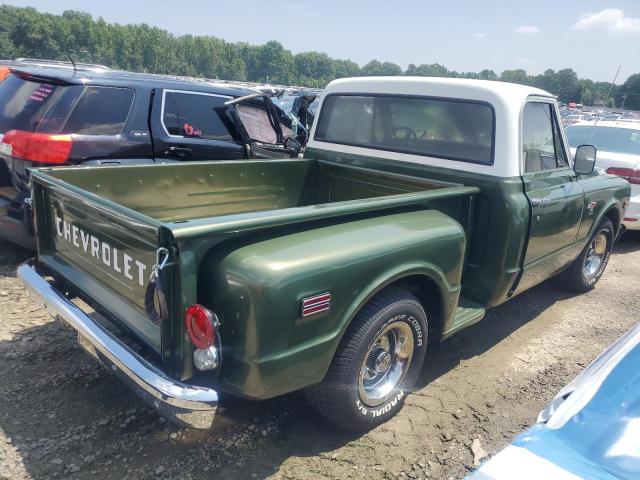 CS148S176968 - 1968 CHEVROLET C-10 GREEN photo 3