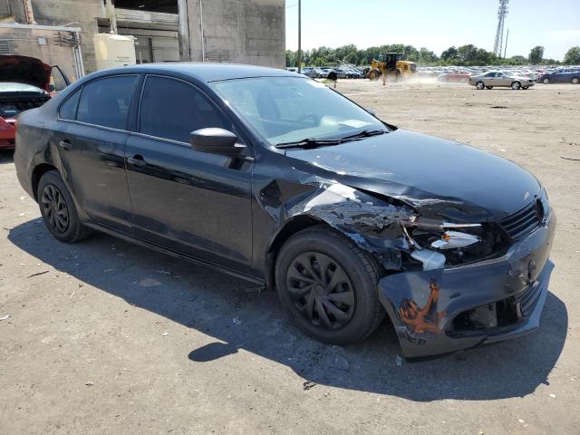3VW2K7AJ4DM223547 - 2013 VOLKSWAGEN JETTA BASE Schwarz Foto 4