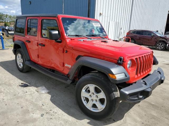 1C4HJXDG3LW107853 - 2020 JEEP WRANGLER U SPORT RED photo 4