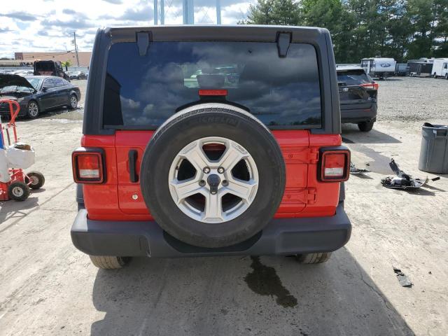 1C4HJXDG3LW107853 - 2020 JEEP WRANGLER U SPORT RED photo 6