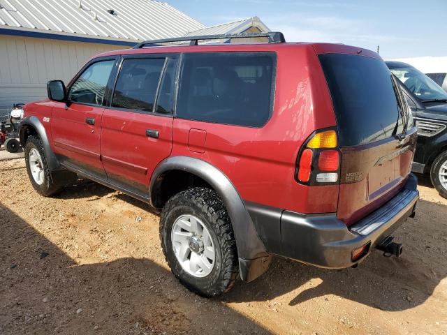 JA4MT31R52J040654 - 2002 MITSUBISHI MONTERO SPORT XLS BURGUNDY photo 2