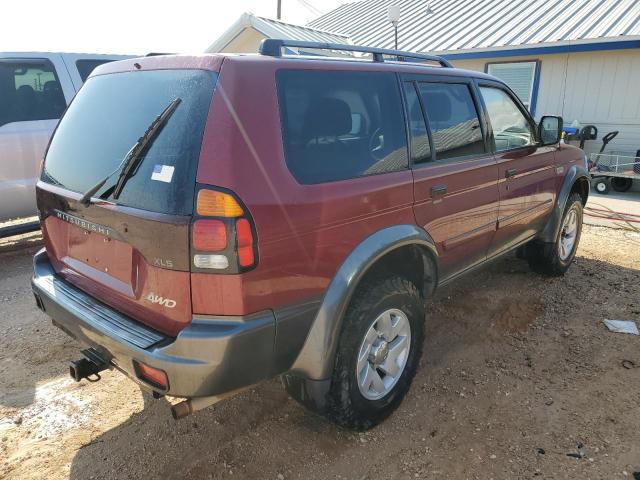 JA4MT31R52J040654 - 2002 MITSUBISHI MONTERO SPORT XLS BURGUNDY photo 3