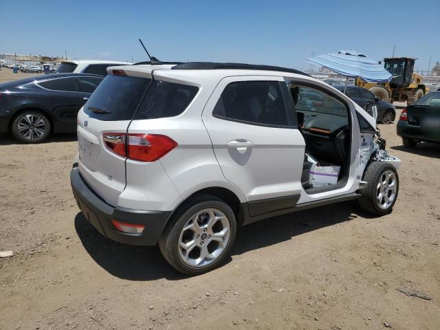 MAJ3S2GE9MC446503 - 2021 FORD ECOSPORT SE WHITE photo 3