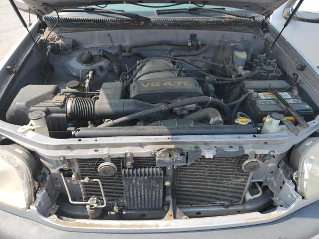 5TBBT4415YS007778 - 2000 TOYOTA TUNDRA ACCESS CAB Արծաթագույն լուսանկար 11