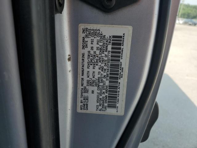 5TBBT4415YS007778 - 2000 TOYOTA TUNDRA ACCESS CAB Արծաթագույն լուսանկար 12