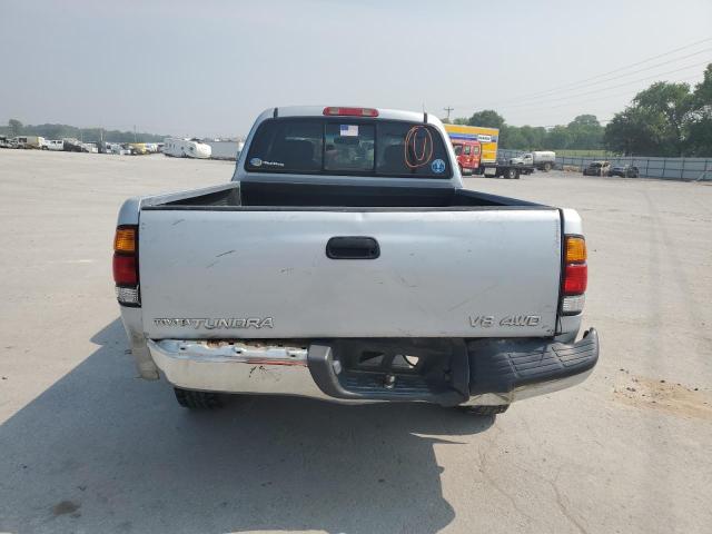 5TBBT4415YS007778 - 2000 TOYOTA TUNDRA ACCESS CAB SILVER photo 6