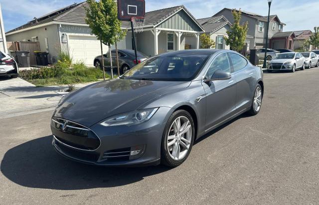 5YJSA1CG7DFP08449 - 2013 TESLA MODEL S Մոխրագույն լուսանկար 2