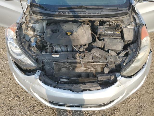 5NPDH4AE8CH112807 - 2012 HYUNDAI ELANTRA GLS SILVER photo 11