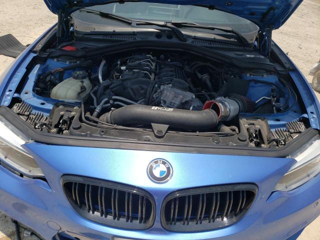 WBA1J7C57GV360104 - 2016 BMW M235I BLUE photo 11