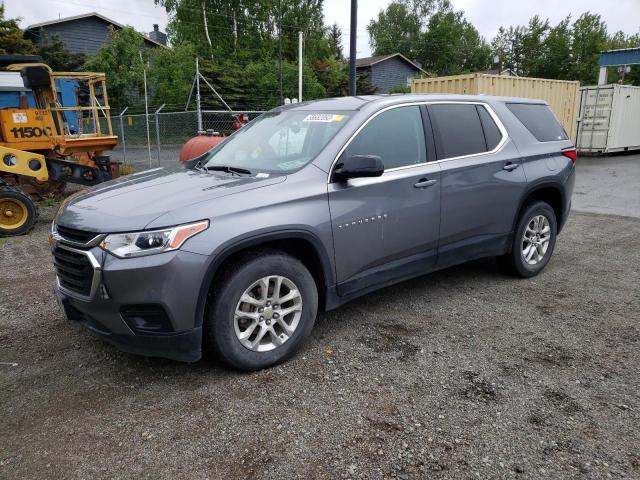 1GNEVFKW0LJ116879 - 2020 CHEVROLET TRAVERSE LS GRAY photo 1