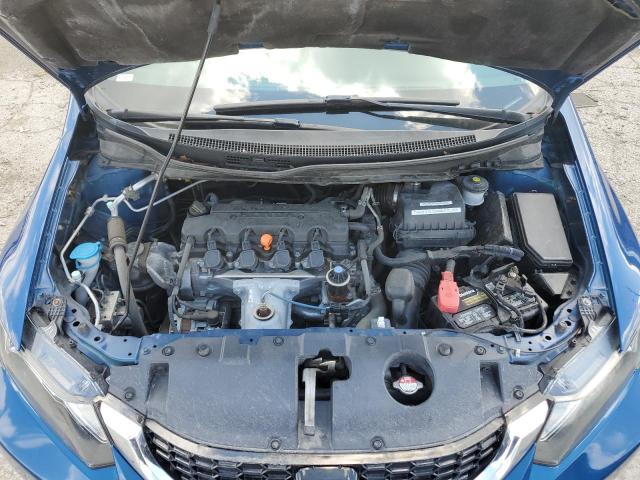 19XFB2F99FE063720 - 2015 HONDA CIVIC EXL ლურჯი ფოტო 11
