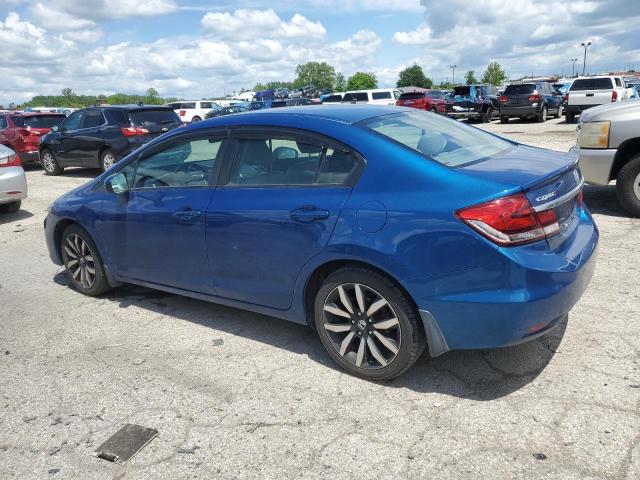 19XFB2F99FE063720 - 2015 HONDA CIVIC EXL ლურჯი ფოტო 2